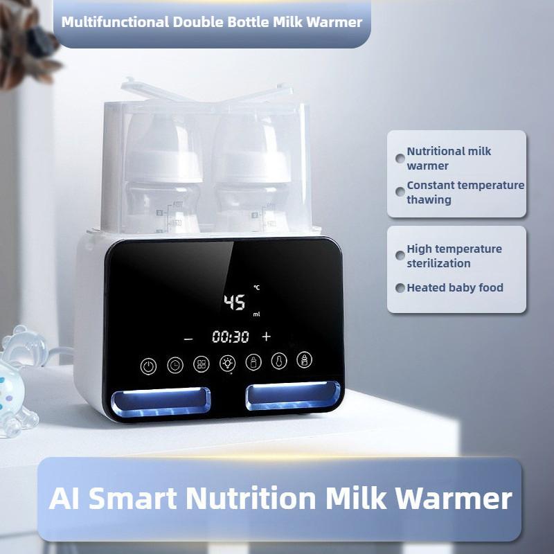 Automatic Baby Breast Milk Constant Temperature Device Intelligent Bottle Sterilizer Multi Functional Dual Bottle Milk Warmer