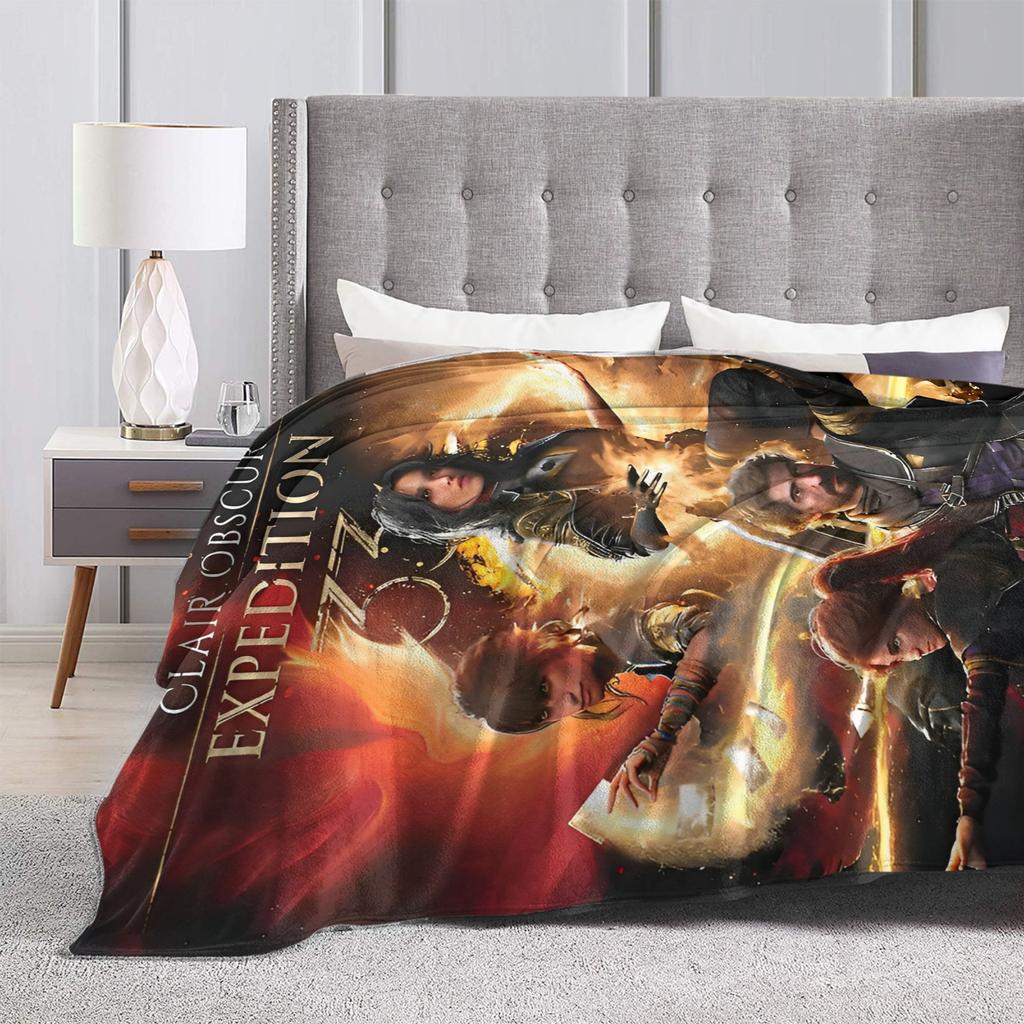 Clair Obscur Expedition 33 Maelle Blanket Quality Super Warm  Bedding Throws Winter Camping Living Room Pattern Bedspread
