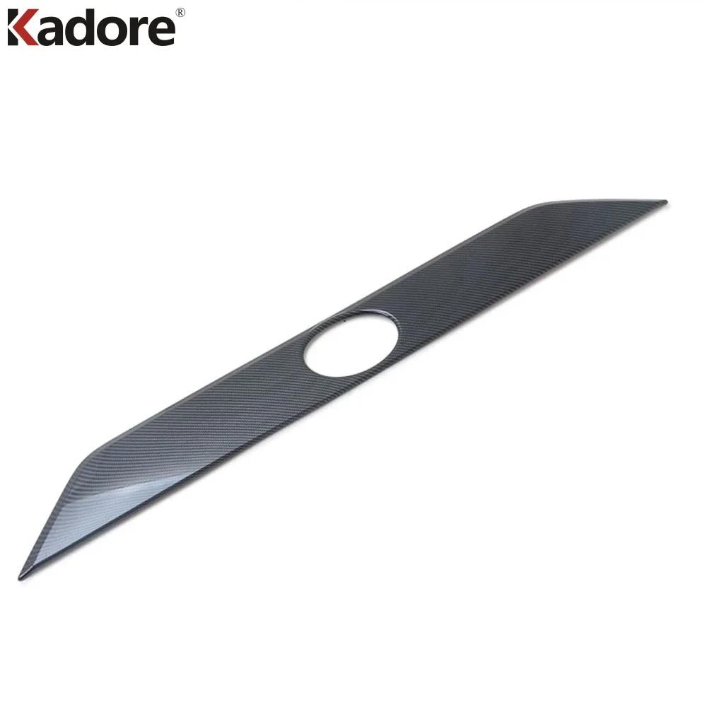 For Toyota RAV4 RAV 4 -  2024 2025 Carbon Rear Trunk Lid Cover Trim Tailgate Molding Garnish Strip Car Accessories