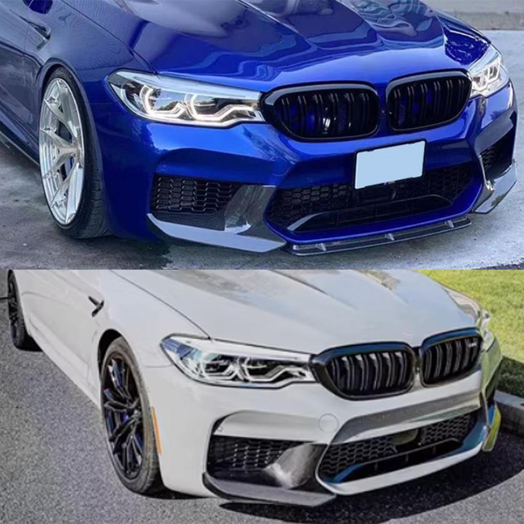 For BMW F90 M5 2018 2019 2020 2021 2022 Front Bumper Side Splitter Cover Lip Fog Lamp Air Vent Intake Spoiler