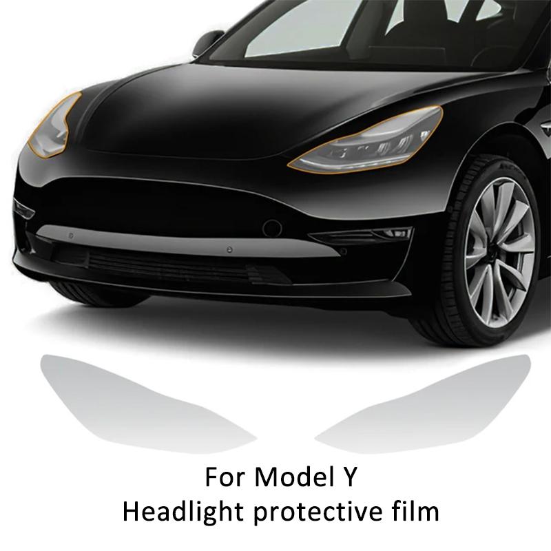 Heenvn For Tesla Model Y /3 Highland 2023 TPU Up Car Window B Pillars Transparent Protective Film Anti-Scratch Car Accessories