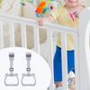 Kids Playpen Pull Up Rings Hanging Reliable Portability Stand