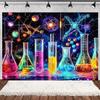 Cartoon Chemical Crazy Science Fun Background Birthday Party Decorations Scientist Physics Experiment Baby Shower Supplies Gifts2674