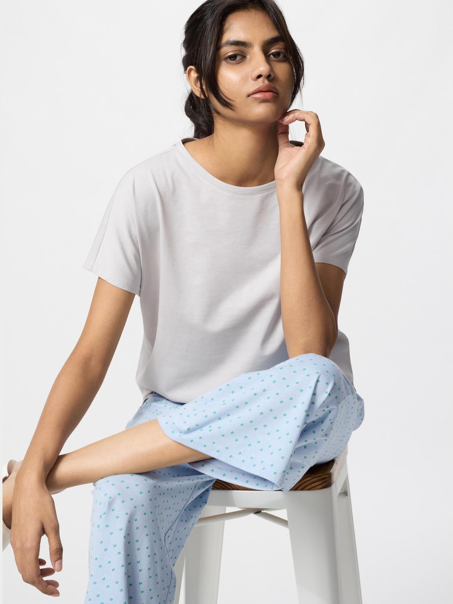 

Комплект хлопка Uniqlo Japan Air Rhythm с коротким рукавом 02 LIGHT GRAY/XL