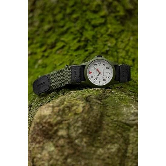TIMEX Watch Expedition Acadia Fast Wraps Gray Dial Resin Mineral Glass Quartz 40MM America Wristwatch Brand TW4B29300 Unisex Navy