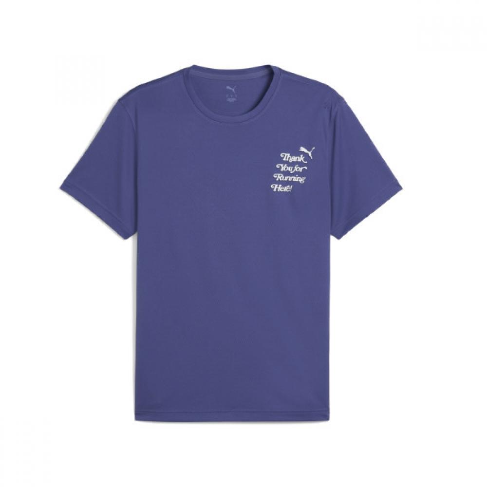 Puma Official Men S Running Slogan Graphic Tee XL