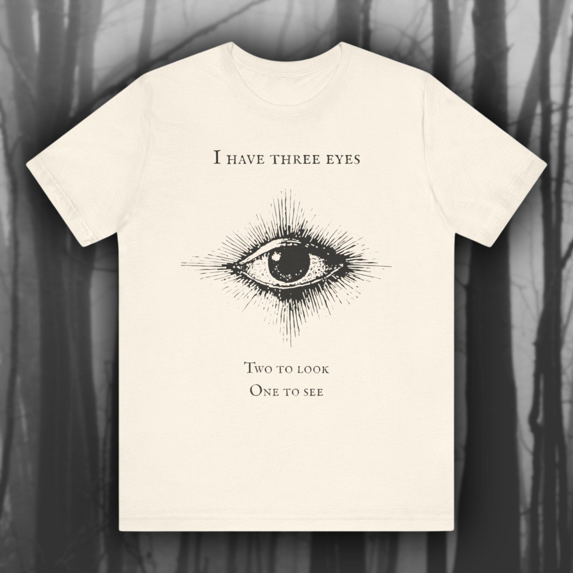 

The Third Eye All See Eye T-shirt Spirit T-shirt Yoga Psychedelic Bohemian T-shirt Psychedelic Unisex Jersey Short-sleeved Tee L