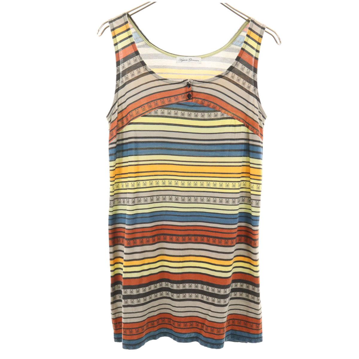 

HYSTERIC GLAMOUR полосатый туника без рукавов цельный F Женский Б/У