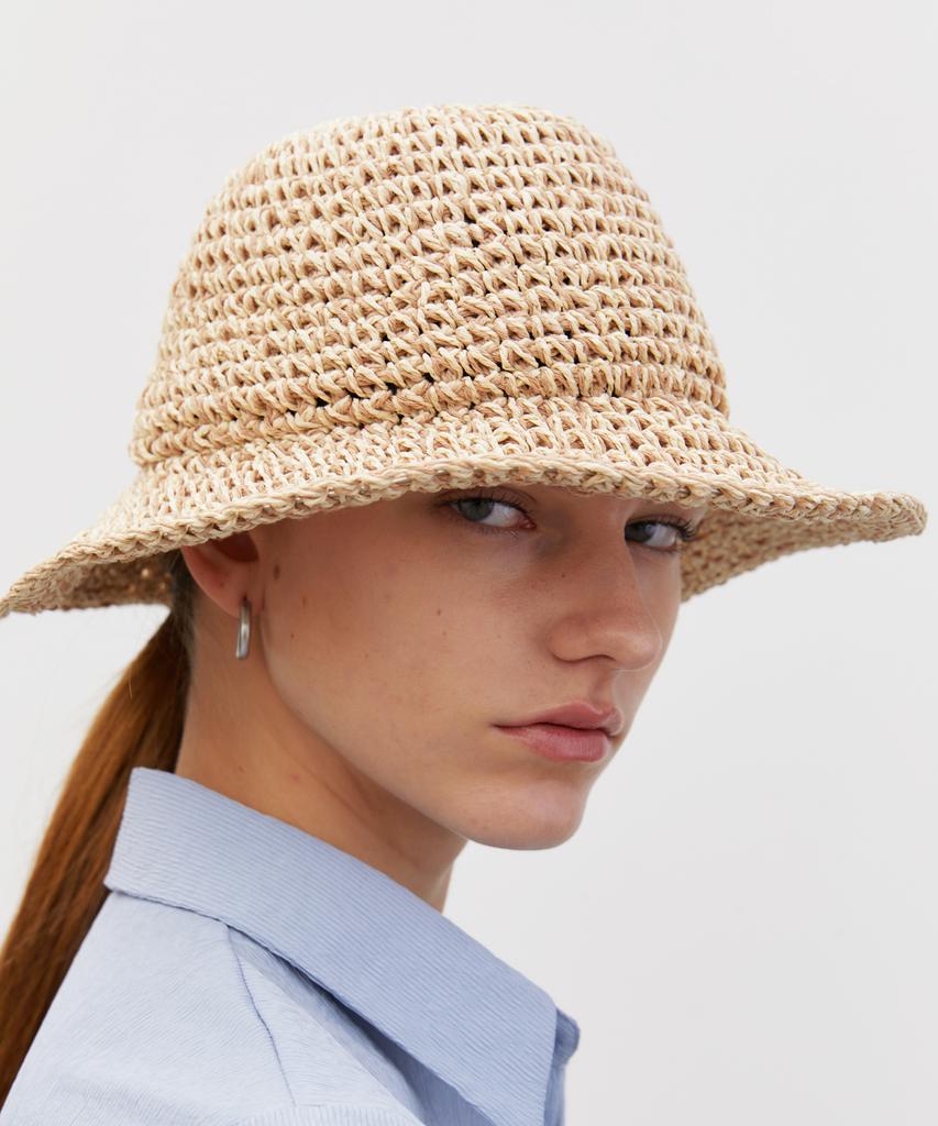 TRIP LE SENS Travel Wire Bucket Hat_Mixed Beige
