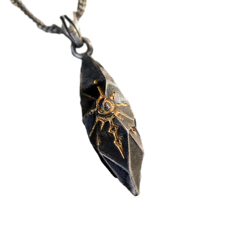 Naszyjnik z wisiorkiem Kamień Życzeń Vintage Łańcuszek do Swetra Prosty Naszyjnik Okrągły Regulowany Łańcuszek na Szyję Biżuteria dla Kobiet Mężczyzn