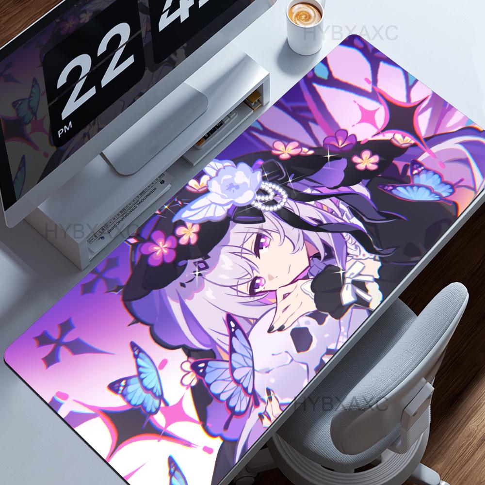 New Hd Print Honkai Star Rail Firefly Mouse Pad Kawaii Anime Game Girl Desk Mat Pc Cabinet Keyboard Mats Cute Xxl Large Hybxaxc