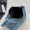 Dámská džínová taška Velkokapacitní crossbody taška Cestovní nákupní taška