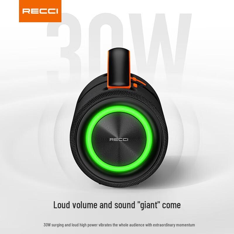 Recci RSK-W49 Draagbare Hi-Fi Bluetooth Speaker CN-stekker (adapter meegeleverd)