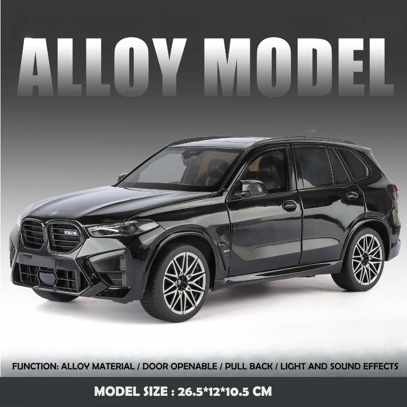 Officially Licensed 1:18 BMW X5M Alloy Car Model Pull-back Toy Vehicle Simulation Diecast Collection Miniature Voiture Boy Gift