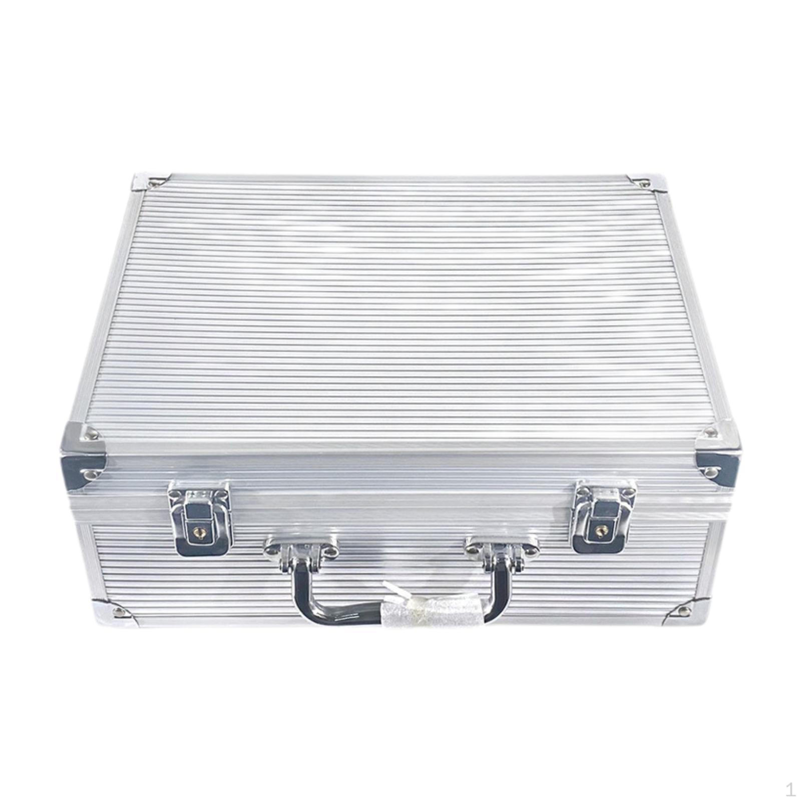 

Чехол из алюминиевого сплава для защиты жестких инструментов, многоцелевой с защелкой безопасности silvery