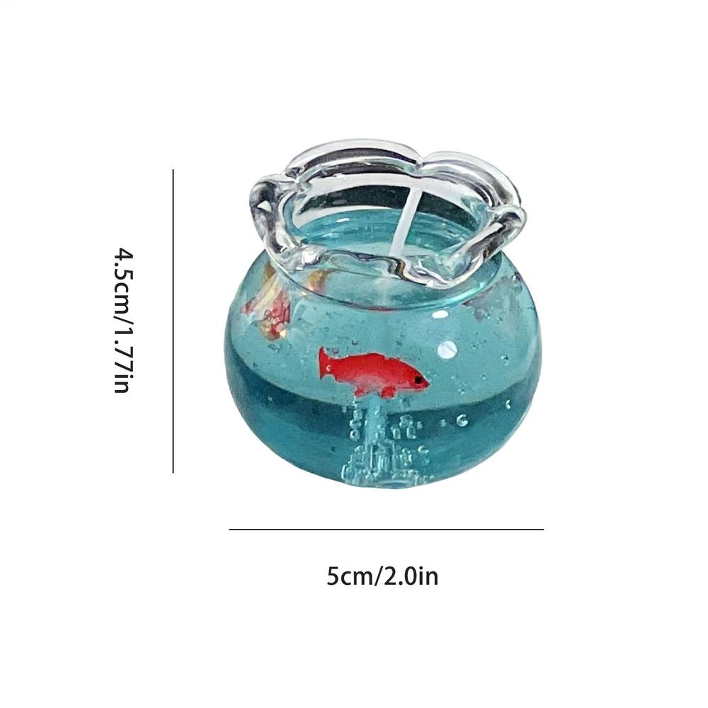 

Bubble Fish Tank Fish Aromatherapy Candle Cute Room Decoration Props Birthday Gifts Best Friend Gift синій