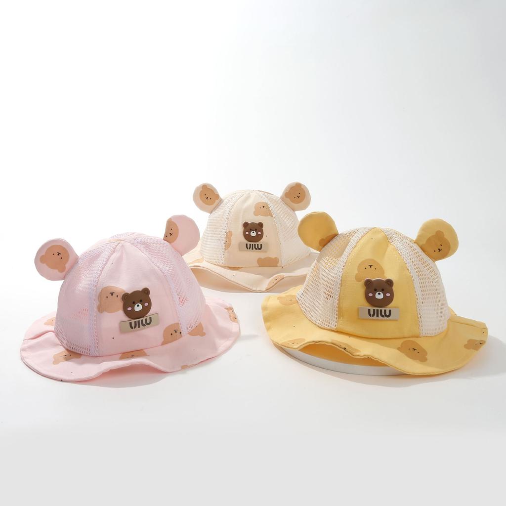Cappelli Estivi per Bambini con Protezione Solare Cappelli da Pescatore Traspiranti in Rete per Bambine Cappelli da Sole Carini e Adorabili per Viaggio per Bambini
