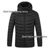 Dual-Control Hooded Heated Jacket with Three-Speed Intelligent Temperature Heating
