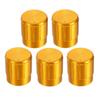 Botão de Rotação do Potenciômetro Liga de Alumínio 16x14mm Eixo de Inserção 6mm 5 peças