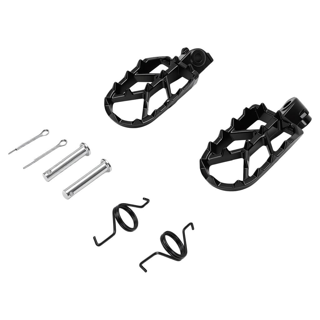 2pcs Dirt Bike Foot Pegs Replacement For XR CRF BBR Iron Black Anti Slip 50ml 140ml Motorcycle Foot Rest