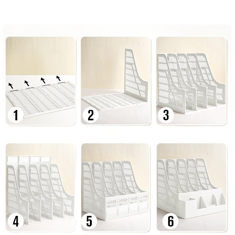 Children's Desktop Bookshelf & Storage Organizer