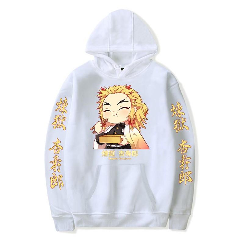 Demon Slayer Anime Hoodie Unisex Oversized Long Sleeve Sweatshirt Winter Casual Streetwear