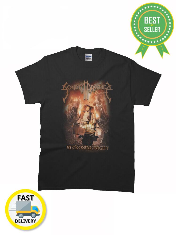 Sonata Arctica - Reckoning Day, Reckoning Night MAN WOMAN T-Shirt Size S to 5XL Unisex T-Shirt XXXXL