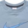Nike American Retro Logo Print Solid Color Breathable Short Sleeve Drop Shoulder T-Shirt Women Tops University-Blue DM6212-494
