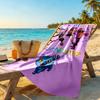 Demon Hunter Girls Personalized Name Beach Towel High Absorbency & Quick-Dry Portable for SwimmingBeachCamping Travel Beach AccessoriesGym