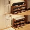 Shoe Cabinet Stool Upholstered Flip Top Shoe Storage Bench Entryway Hallway Cushion Seat Removable Shoe Rack Organizer Furniture