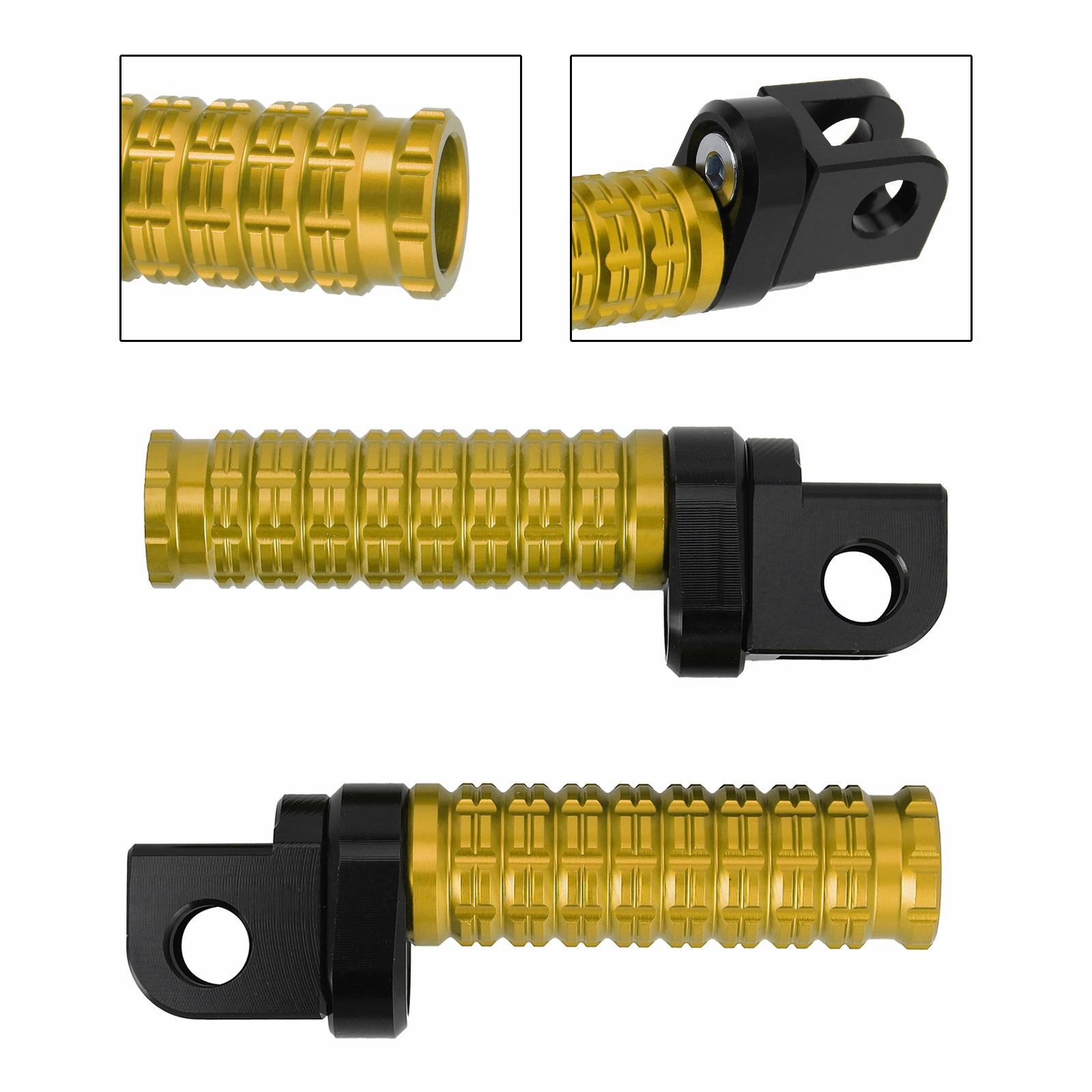 

Front Footrests Foot Peg fit for CFMOTO 250SR 400NK 650NK 400GT 650GT 2019-2022 Gold