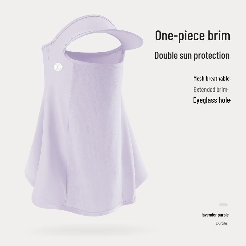 Women's Summer Cycling UV Protection Mask with Eye Corner and Extended Neck Coverage