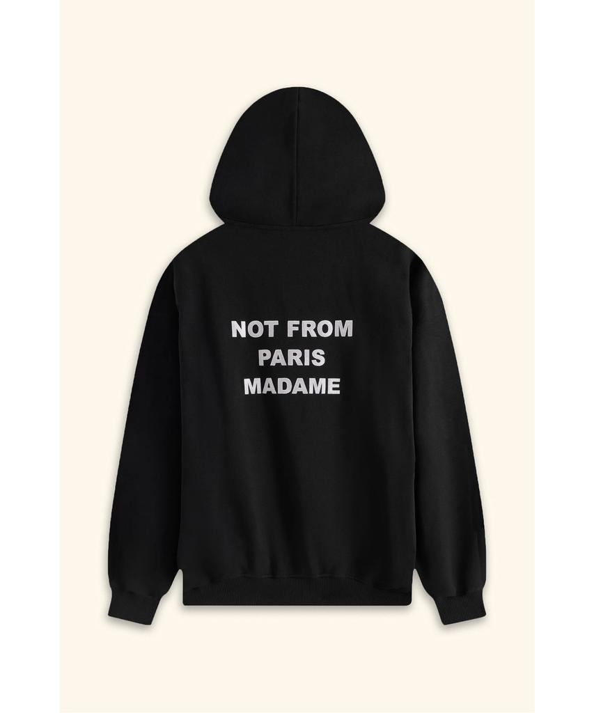 Drole De Monsieur Slogan Hoodie Le Hoodie Slogan D0Ths26001Bkx