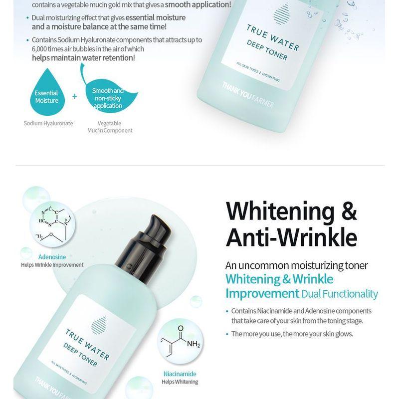THANK YOU FARMER - True Water Deep Toner 150ml