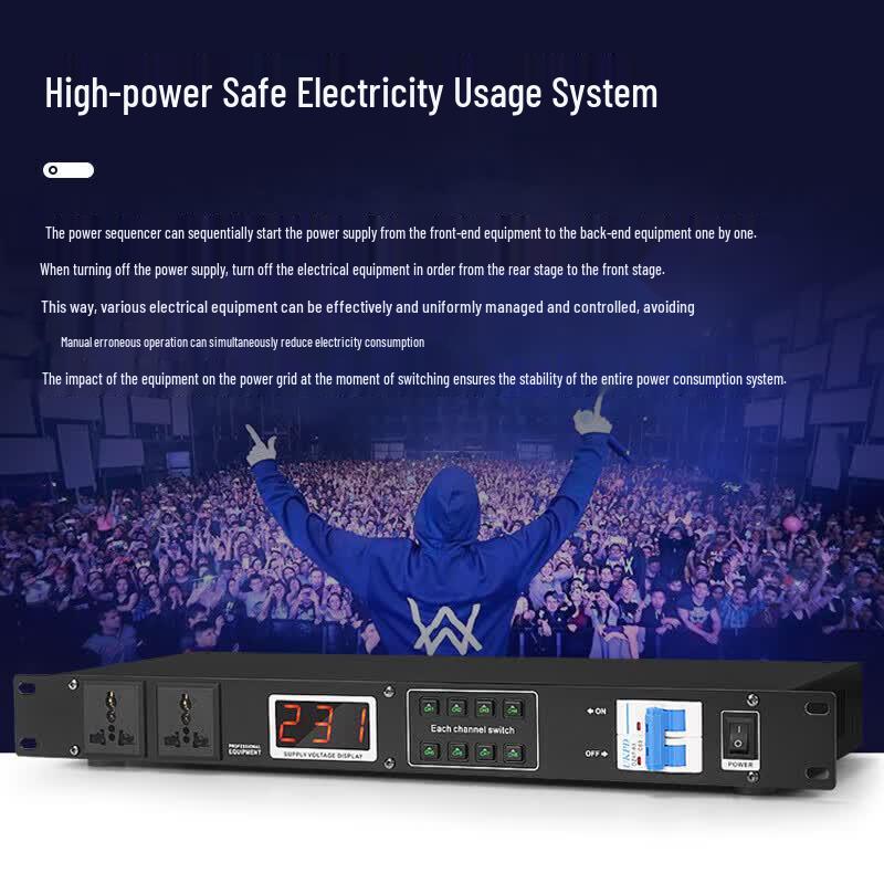 10-Channel Power Sequencer with Independent Control and Display
