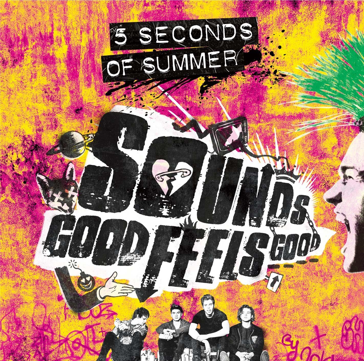 5 Seconds Of Summer Sounds Good Feels Good Deluxe Edition w Bonus Track CD + DVD