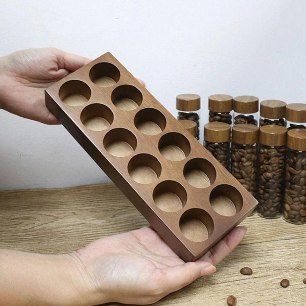 Portable Tea Tube Display Rack With Breathable Lid Coffeware Set  Coffee Bean Storage