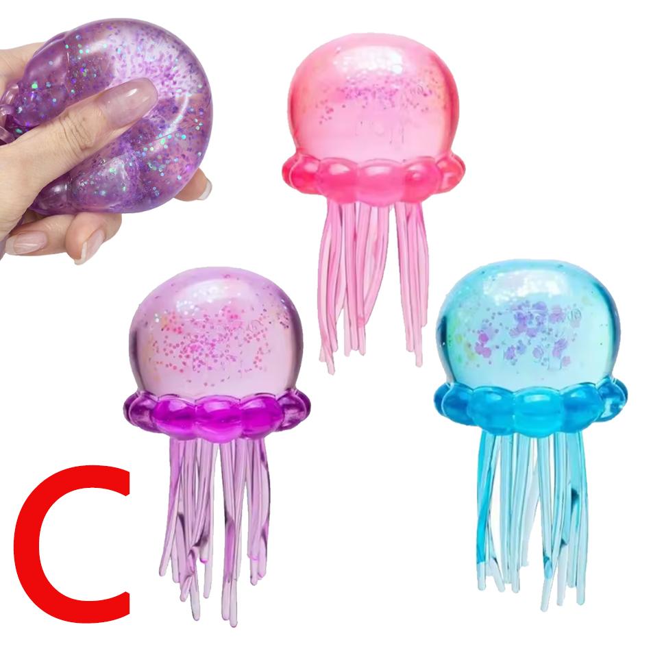 Medusa Kawaii Maltosio Squishy Giocattolo Colori Morbidi Carina Modello Medusa Sollievo dallo Stress per Bambini Adulti Ansia Giocattolo Sensoriale Regalo