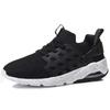 Li Ning Bubble Ace Half Palm Air Cushion Integrated Knitted Sports Shoes Women Sneakers Black White AGLM022-1