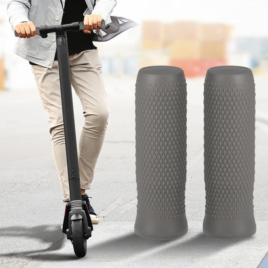 Electric Scooter Handlebar Grips Electric   Silicone Handlebar Scooter Handle Parts Replacement for   ES1 ES2 ES3 ES4