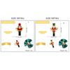 Elegant Holiday Dinner Napkin Rings Nutcrackers Design Alloy Metal Christmas Decors Elegant Alloy Napkin Holders
