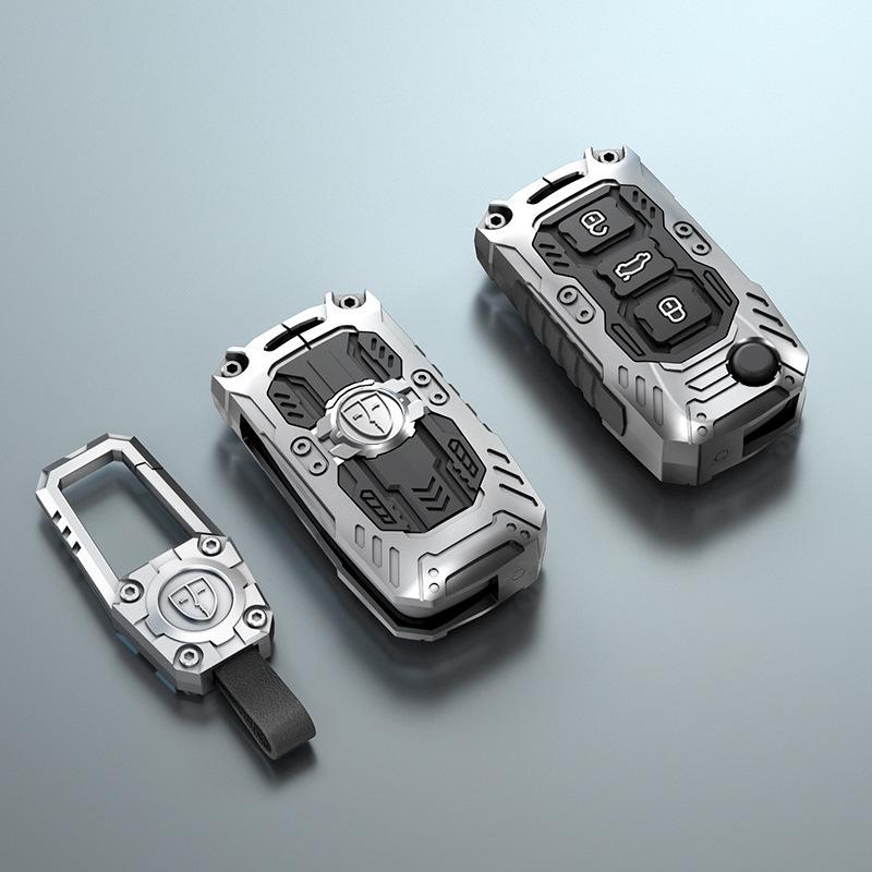 Mecha Style Key Case for Volkswagen Sagitar/Passat/Lavida - 2024 New Year Gift