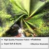TUGCAY Misty Forest Tree Cave Tapestry Nature Green Tapestry Enchanted Rainforest Tropical Jungle Sunshine Flowing Stream Landscape Wall Tapestries