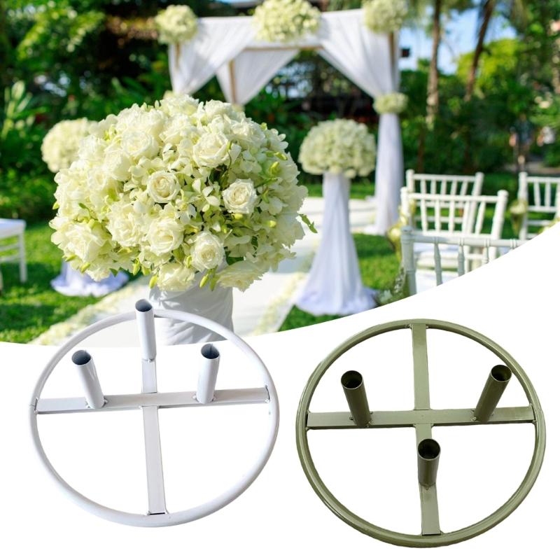 Flower Poles Display Stand Base Great for Weddings and Festival Occasion with Stable Metal Construction Flower Stand