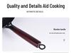 Nitrided Iron Non-Stick Rust-Proof Wok - Forged, No Coating, Round Bottom.
