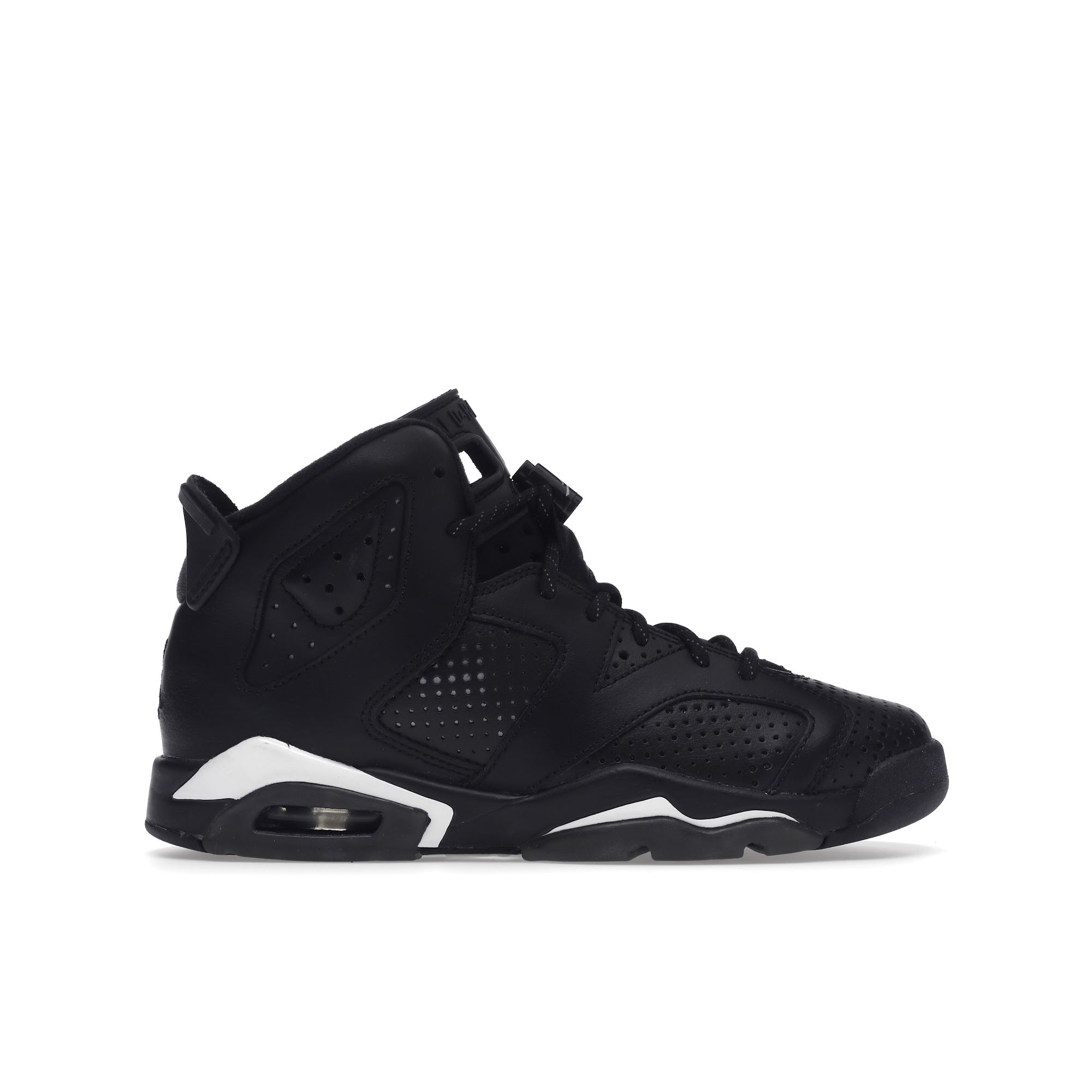

Детские кроссовки Air Jordan 6 Retro GS Black Cat Черно-белые 384665-020