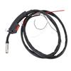 MIG Welding Torch Replacement Fit for Binzel 0.8 1.2mm Parts Kit Stinger CO2 Gas Protective Welding Gun Assembly 2 Meter