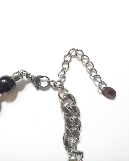 Vive Layered Black Beads Bracelet