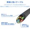 ELECOM Fast Music LFS12C Stereo Earphones, In-Ear Type, Lightning with Microphone, 10.0mm Diameter, Heavy-Duty Cable, Blue, EHP-LFS12CMBU, 1.2m