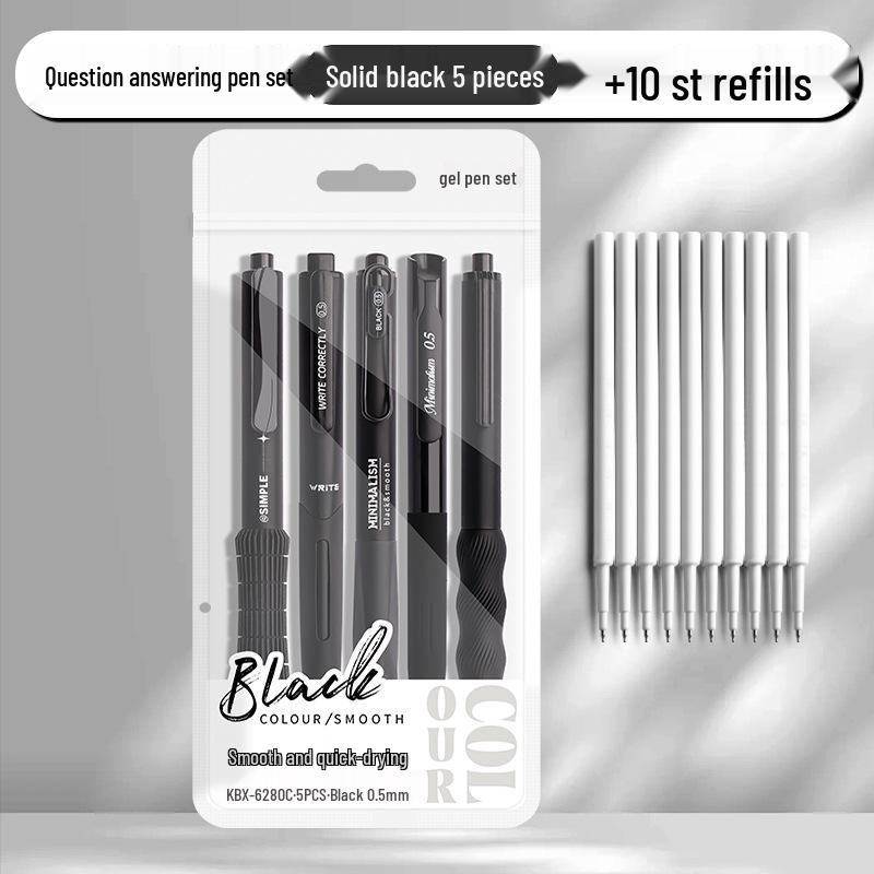 High-Capacity Transparent Practice Pen with Smooth, No-Leak Ink and Replaceable Refill, Designed for Students' Exams.